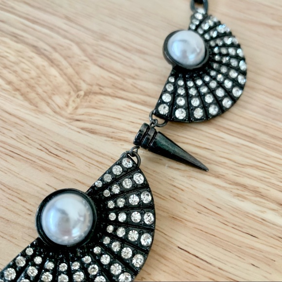 | baublebar • vintage edgy black statement necklace | - Picture 6 of 9